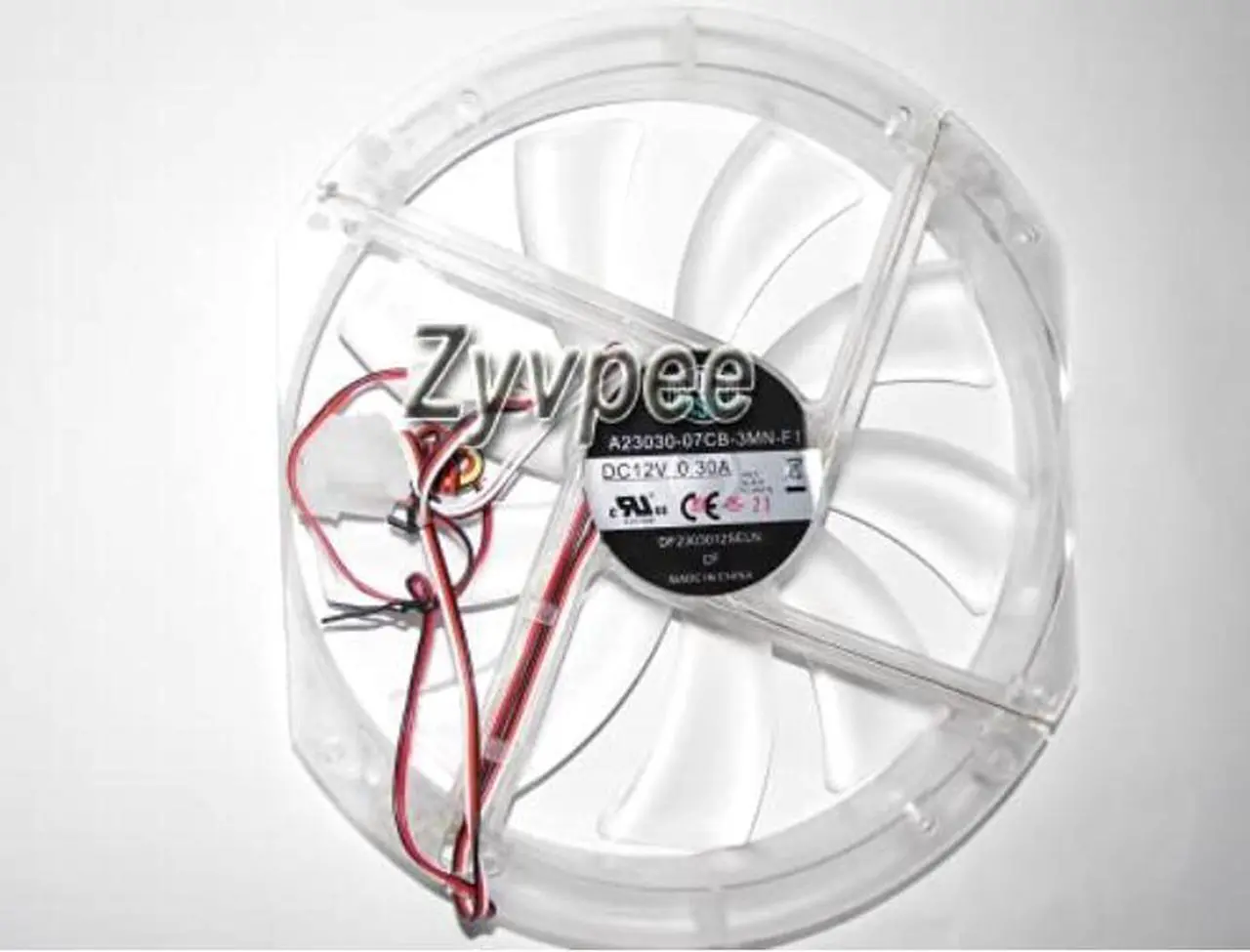 Main image of Zyvpee 230mm A23030-07CB-3MN-F1 DF2303012SELN  12V 0.3A with LED Computer case Fan
