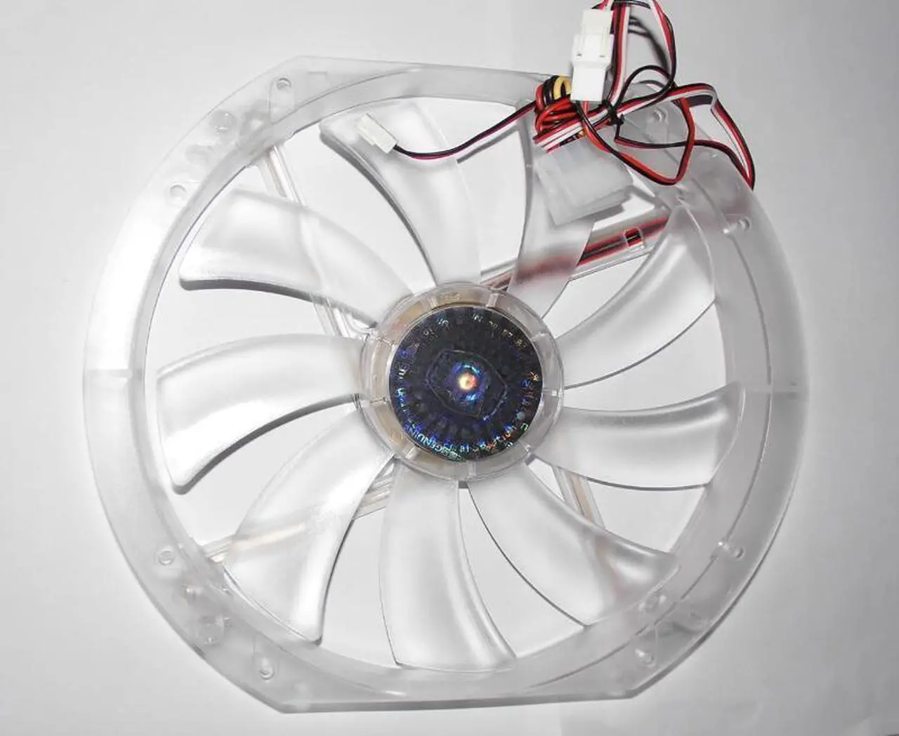 Alt view image 3 of 3 - Zyvpee 230mm A23030-07CB-3MN-F1 DF2303012SELN  12V 0.3A with LED Computer case Fan