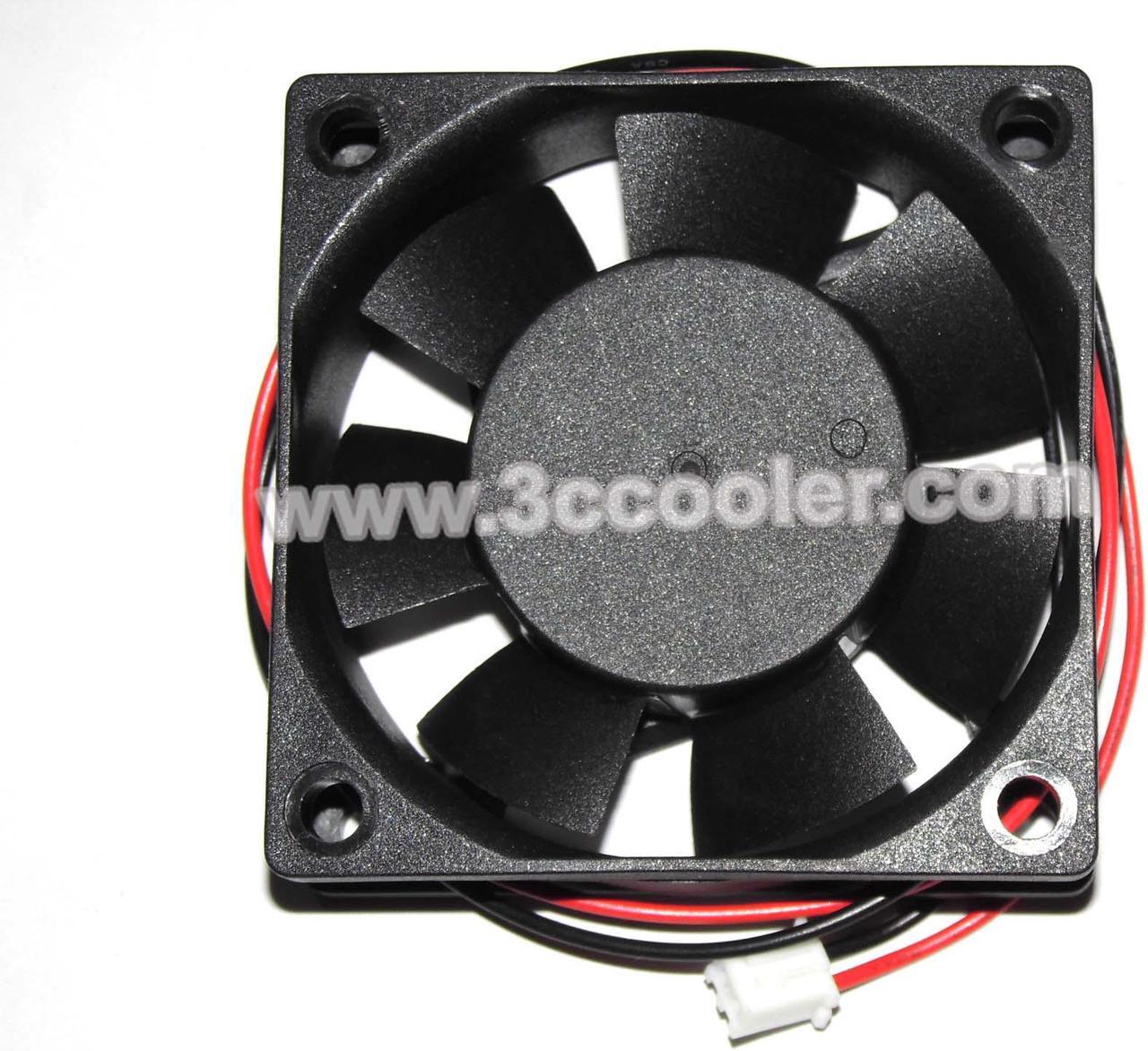 Alt view image 2 of 2 - DF126020SL 12V 0.18A 2 Wires 2 Pins Connector DC square Cooling fan