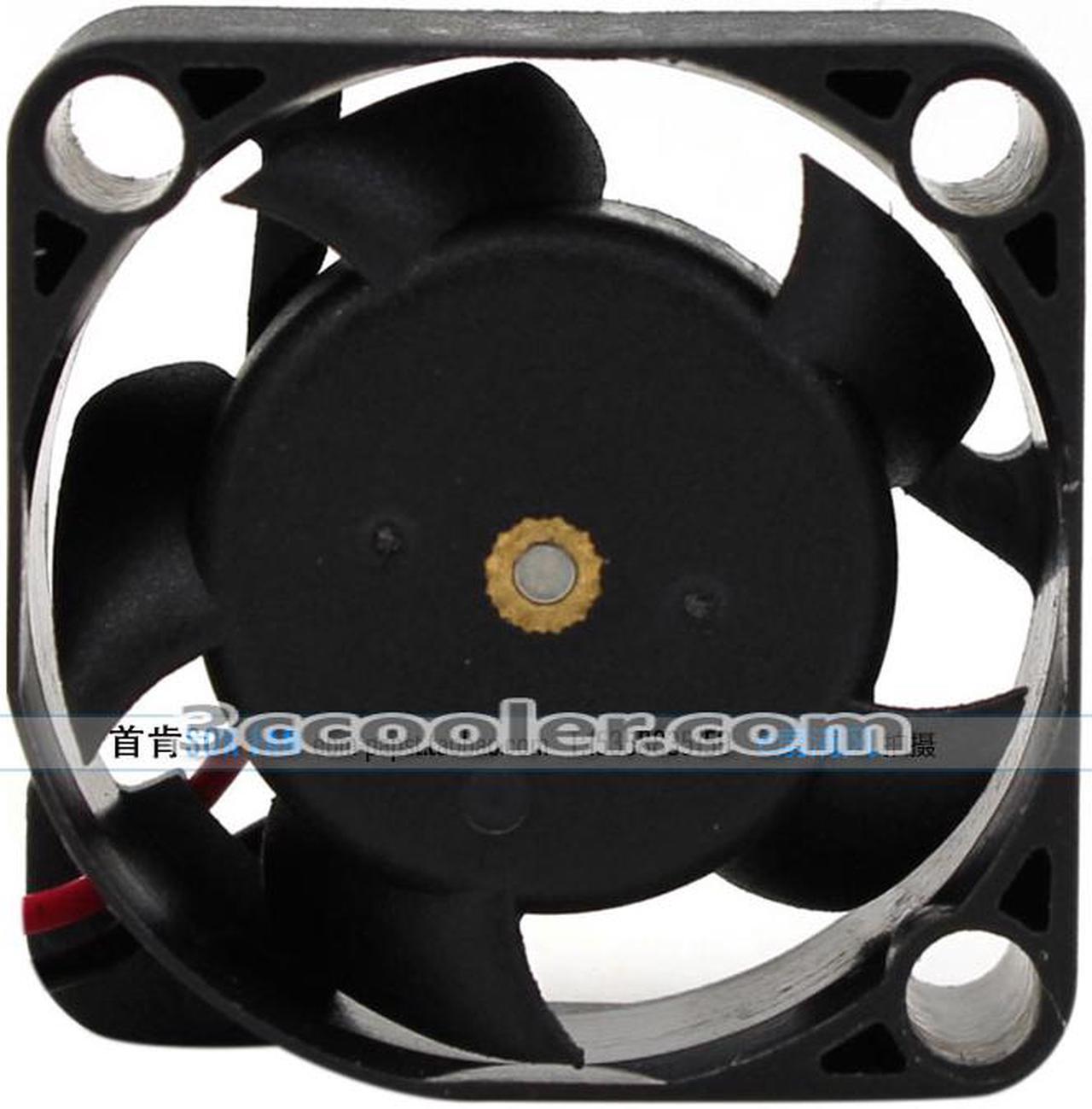 Alt view image 2 of 2 - Y.S TECH FD122510LB-N 25*25*10MM 12VDC 0.06A Dual Balls Bearing 7000rpm  2CFM 18dbA 2 Wires 2 Pins Connector Cooling Fan
