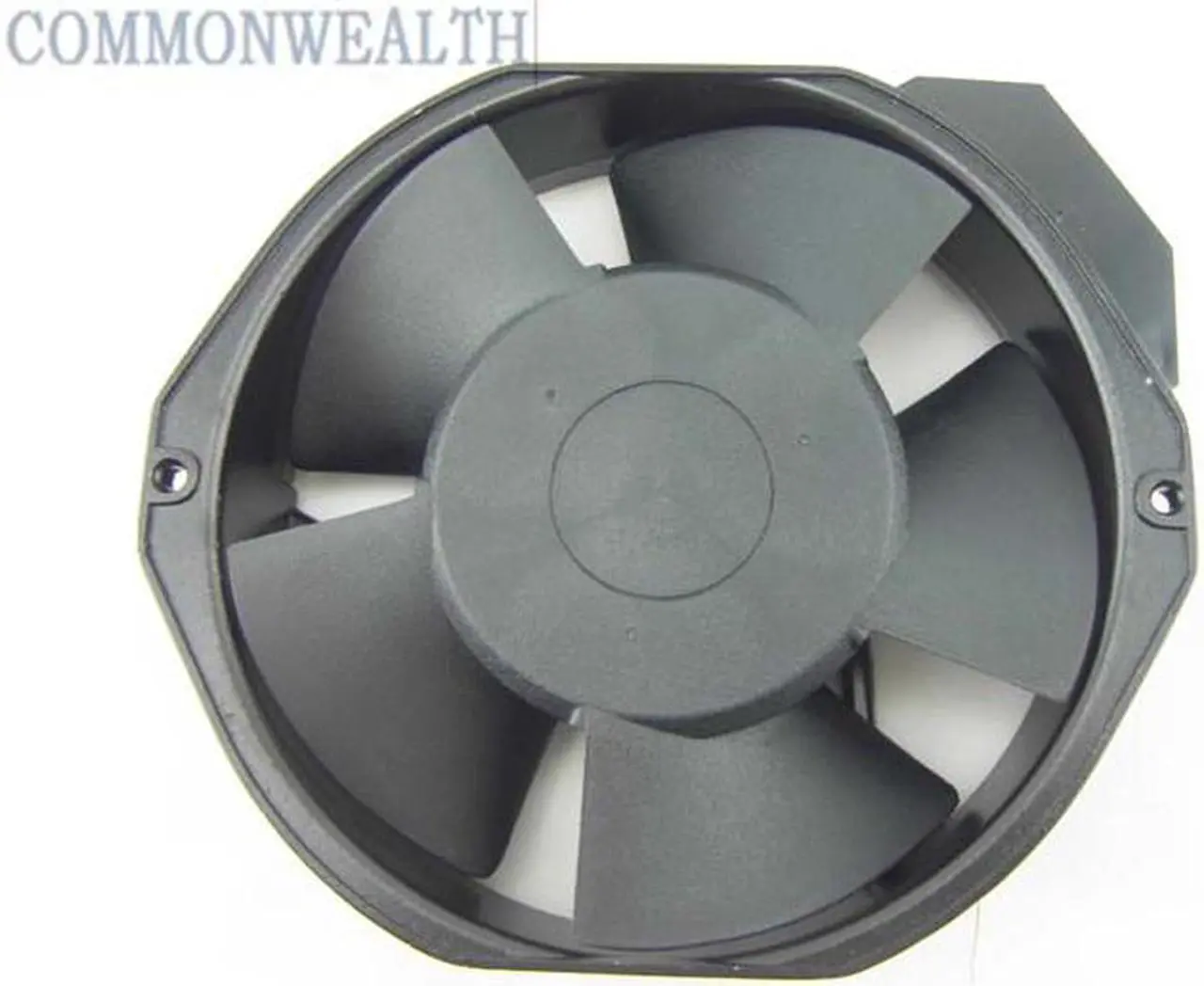 Alt view image 3 of 3 - Commonwealth 172x150x51MM FP-108EXM AC230V 2 Pins Metal-Frame Axial Fan For cabinet