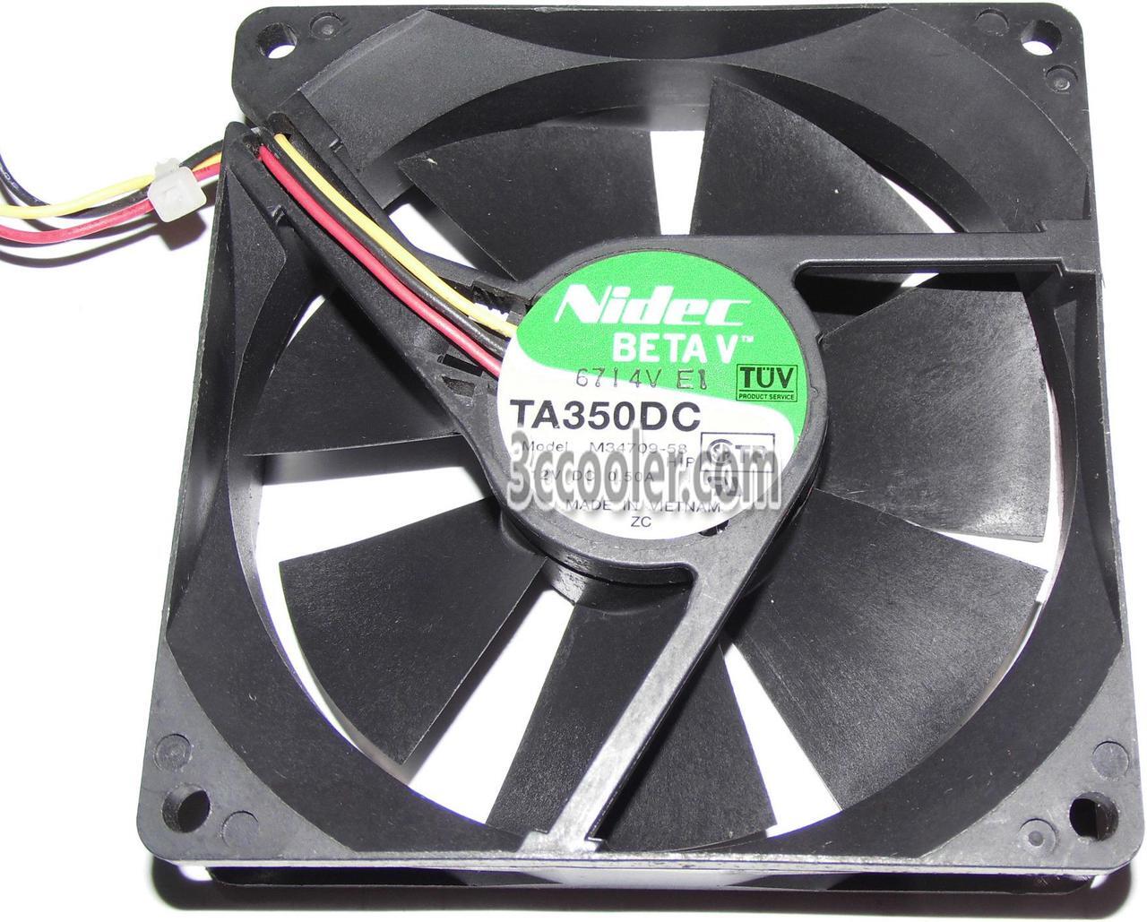 Main image of NIDEC 9225 92*25mm M34709-58 12V 0.5A 3 Wires Case Fan 9CM CPU Cooler