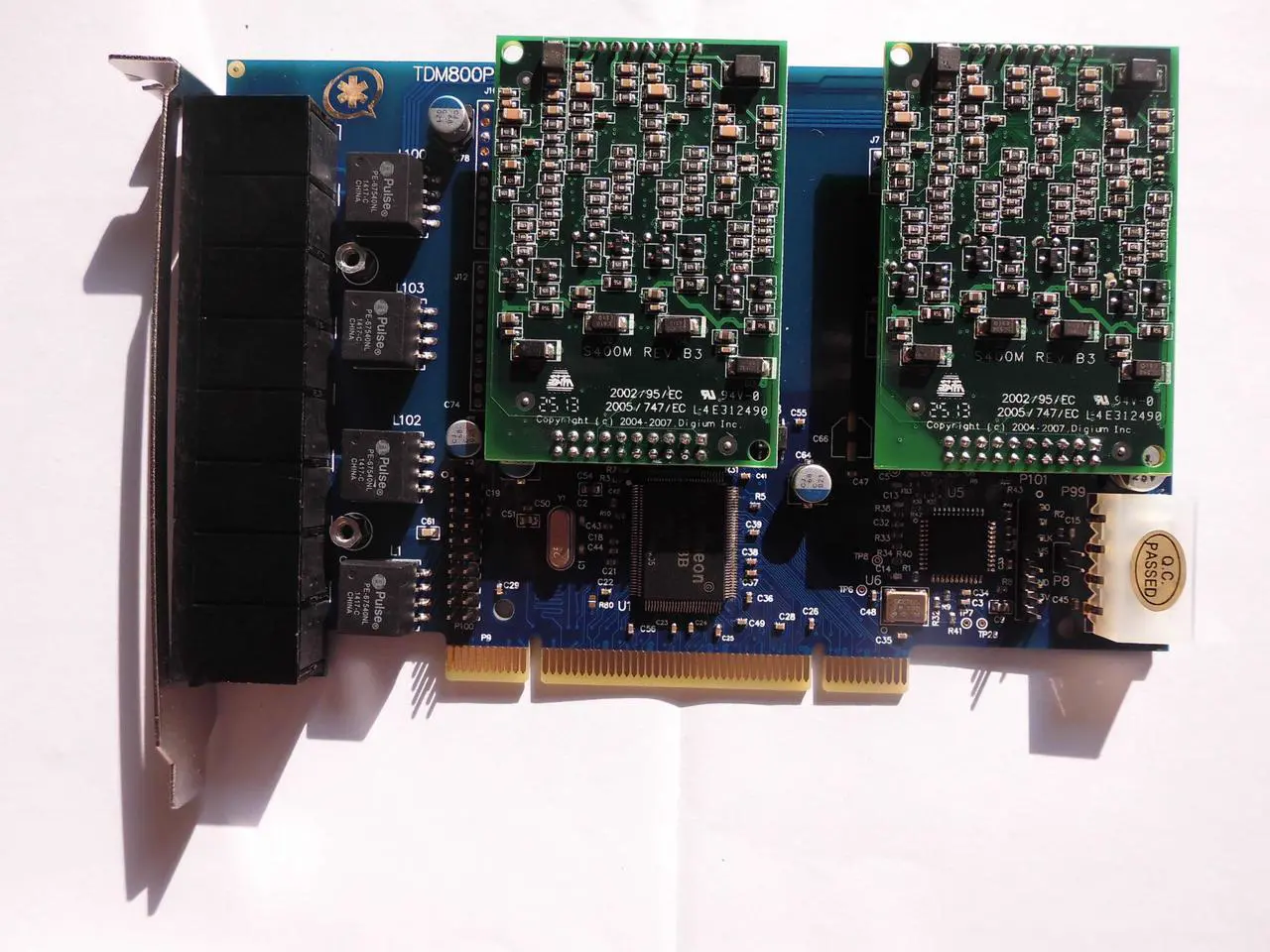 Main image of TDM800 TDM800P 8 fxs Ports PCI interface voip Analog Asterisk Card Support trixbox elastix freepbx,AEX800,X400M,S400M