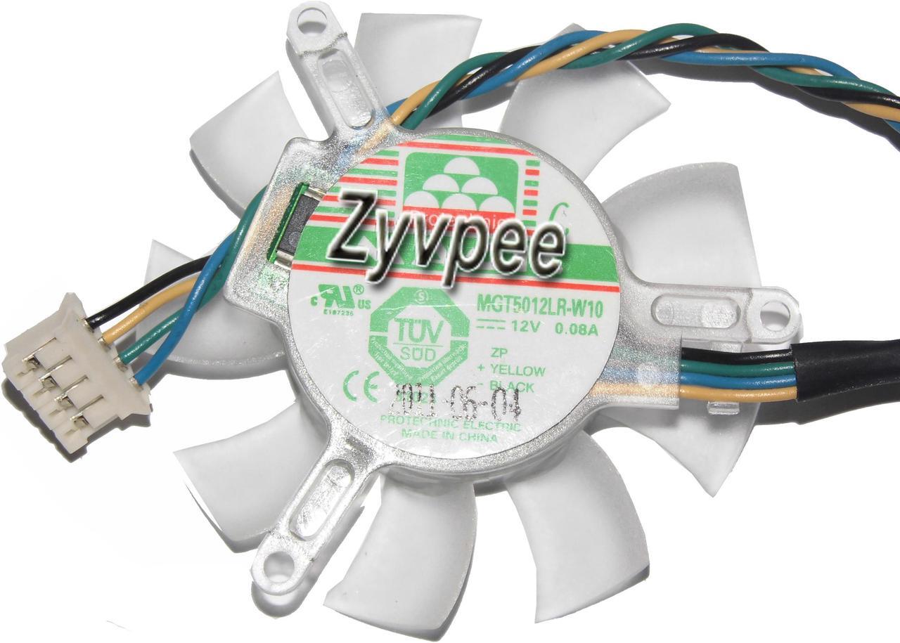 Main image of MAGIC MGT5012LR-W10 12V 0.08A 4 Wires 4 psin vga fan video fan,graphics card cooler