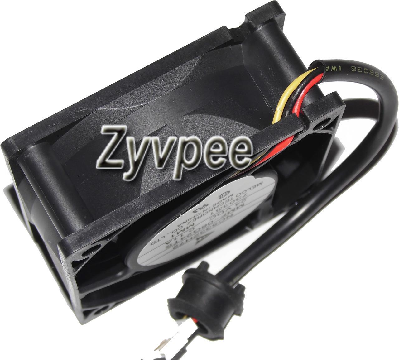 Alt view image 2 of 7 - Zyvpee Melco 6CM NC5332H72 MMF-06G24TS MM1 24V 0.11A 3 Wires 3 pins case fan 6cm ABB PLC fan
