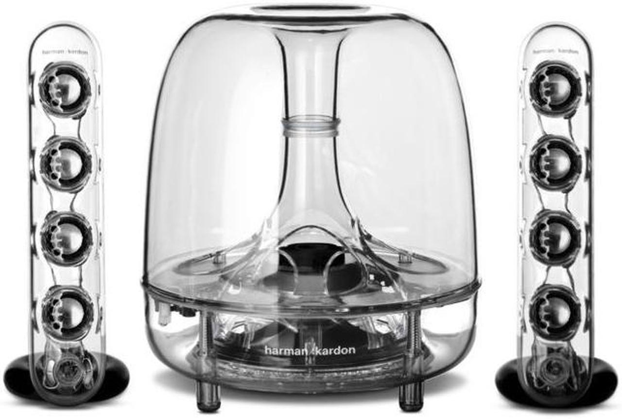 Alt view image 3 of 13 - Harman Kardon SoundSticks III 2.1 Plug and Play Multimedia Speaker System