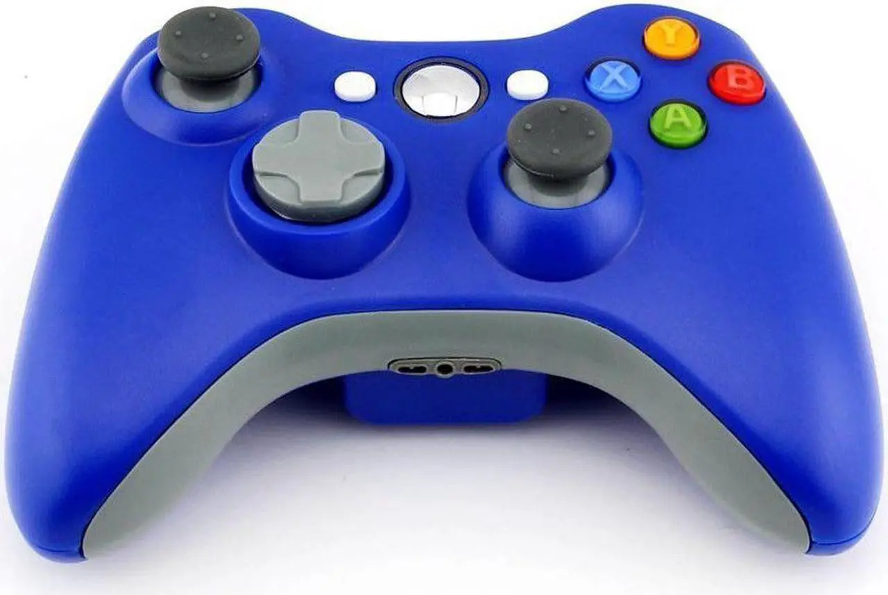 Main image of Wireless Game joysticks Remote Controller for Microsoft Xbox 360 Console - Blue (AlthemaX)