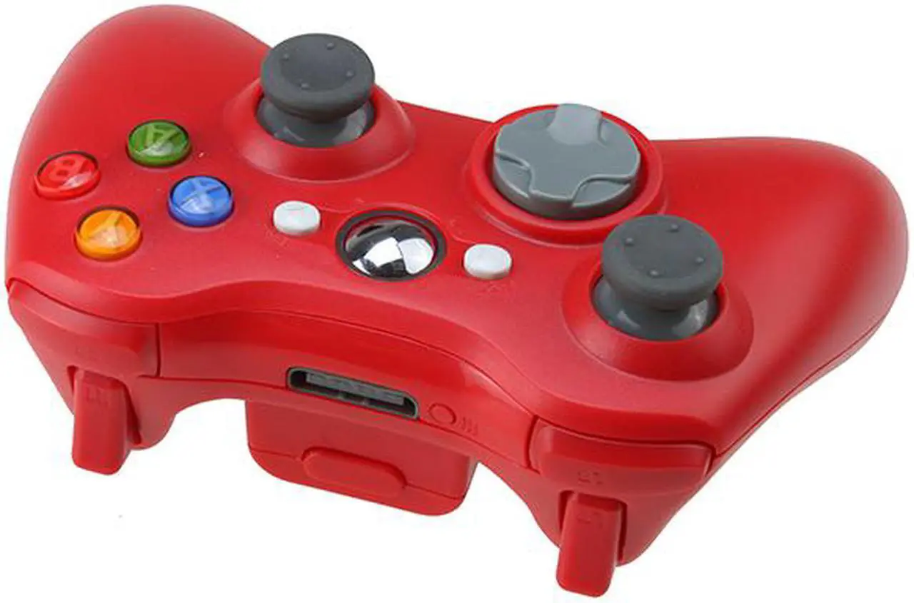 Alt view image 4 of 4 - Wireless Game joysticks Remote Controller for Microsoft Xbox 360 Console - Red (Althemax)
