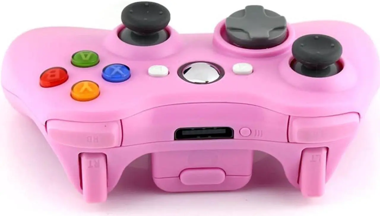 Alt view image 2 of 4 - Wireless Game joysticks Remote Controller for Microsoft Xbox 360 Console - Pink (Althemax)