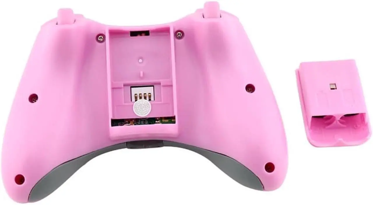 Alt view image 4 of 4 - Wireless Game joysticks Remote Controller for Microsoft Xbox 360 Console - Pink (Althemax)