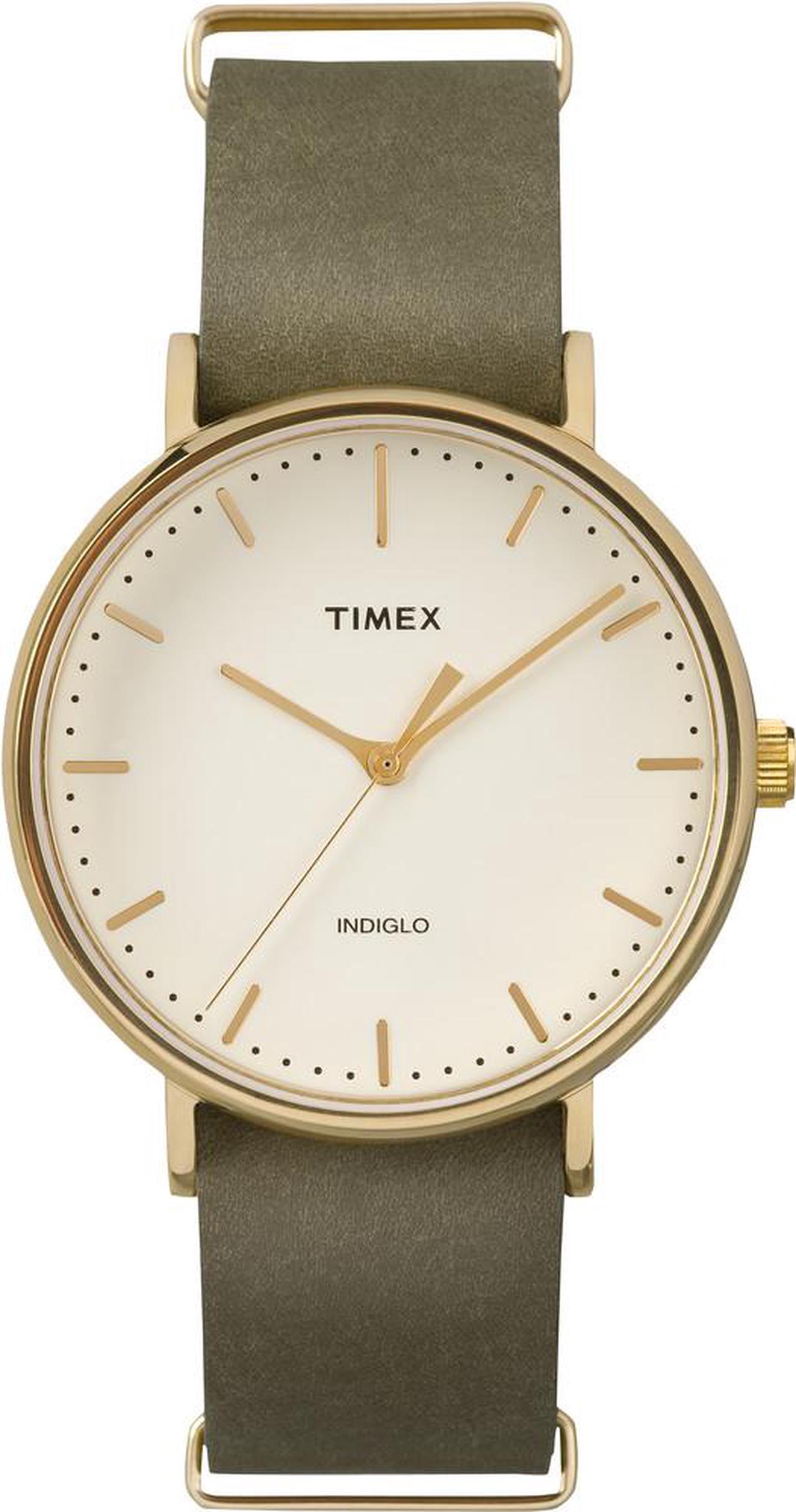 Alt view image 4 of 7 - Timex Weekender Fairfield 41mm Leather Watch TW2P98000