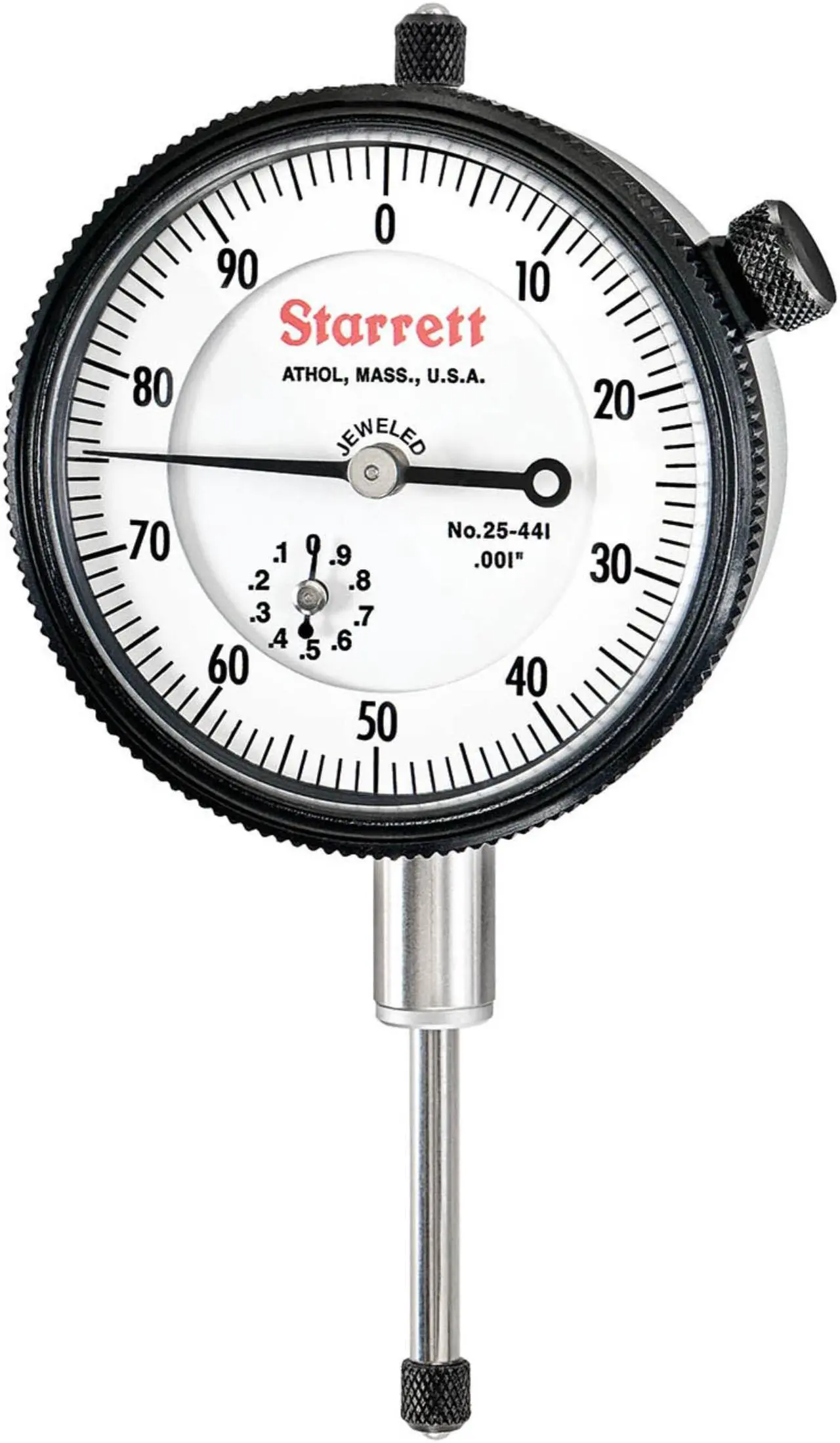 Alt view image 4 of 4 - STARRETT 25-441J Dial Indicator,0 to 1 In,0-100