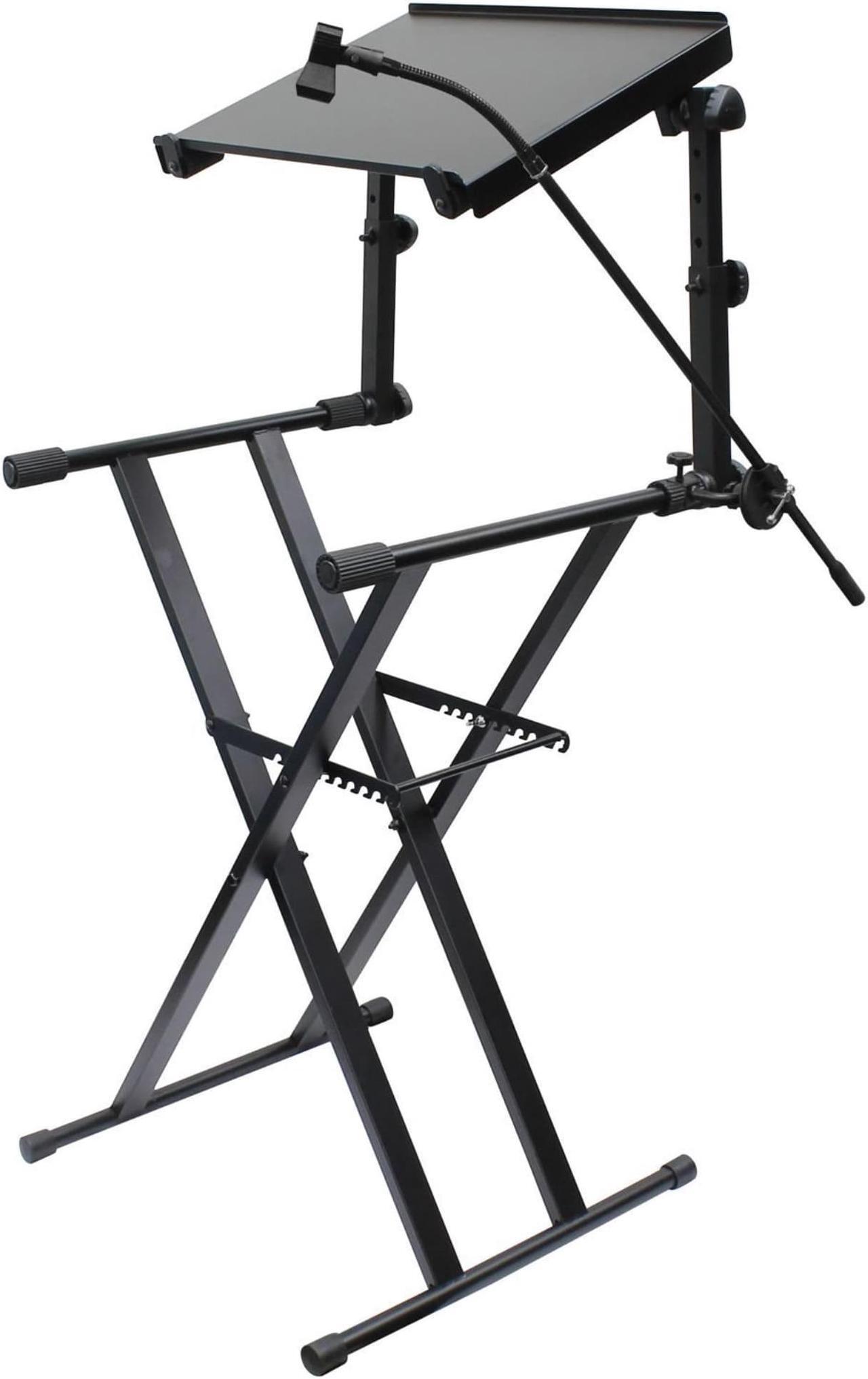 Alt view image 3 of 8 - odyssey ltbxs2mtcp 2tier dj xstand combo pack