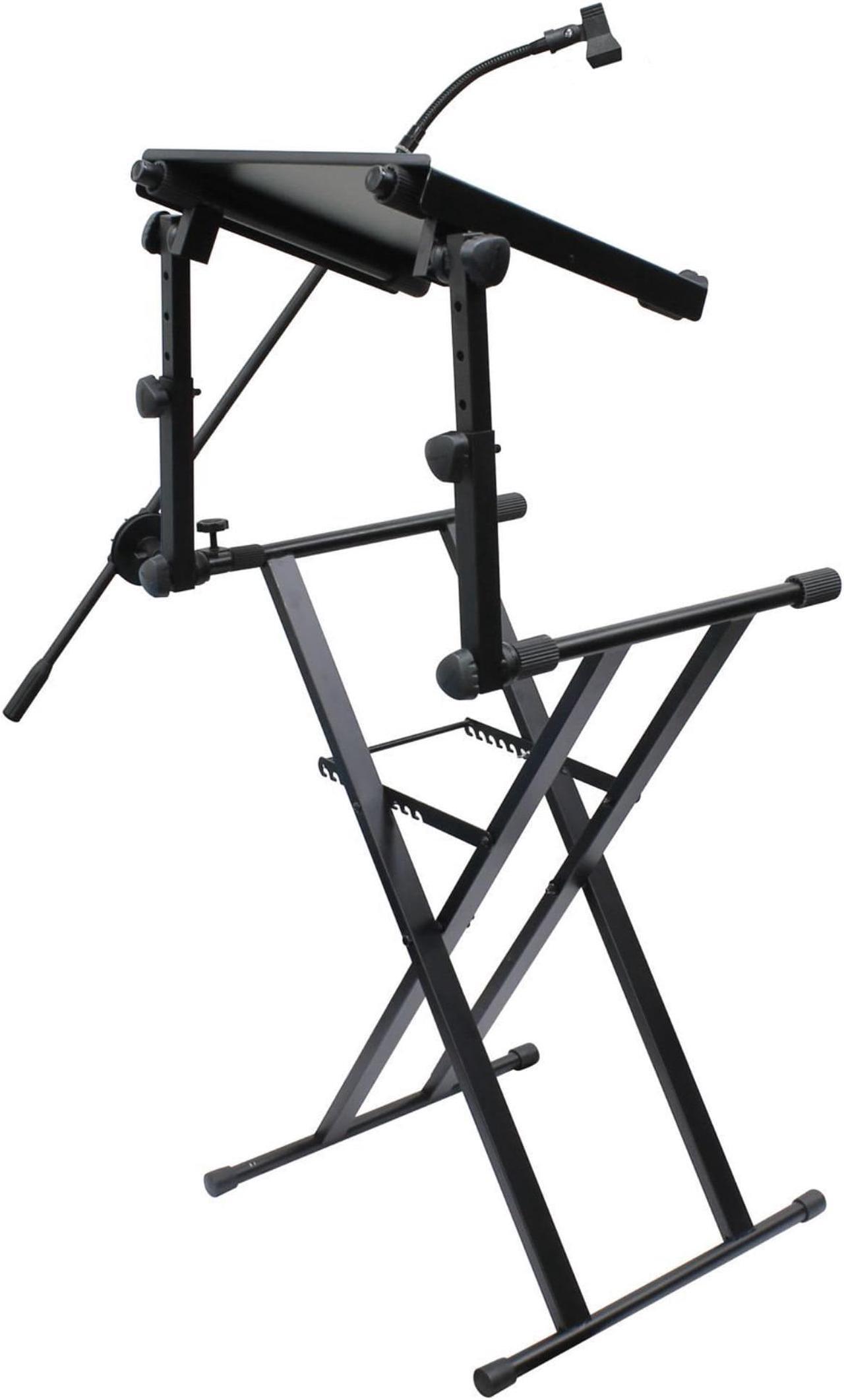 Alt view image 4 of 8 - odyssey ltbxs2mtcp 2tier dj xstand combo pack