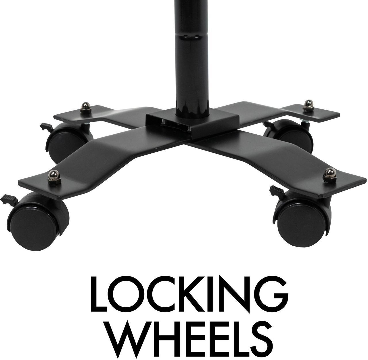 Alt view image 12 of 20 - CTA Digital POS Terminal Stand for 9.7" to 11" Tablet, Black PADCSTTB