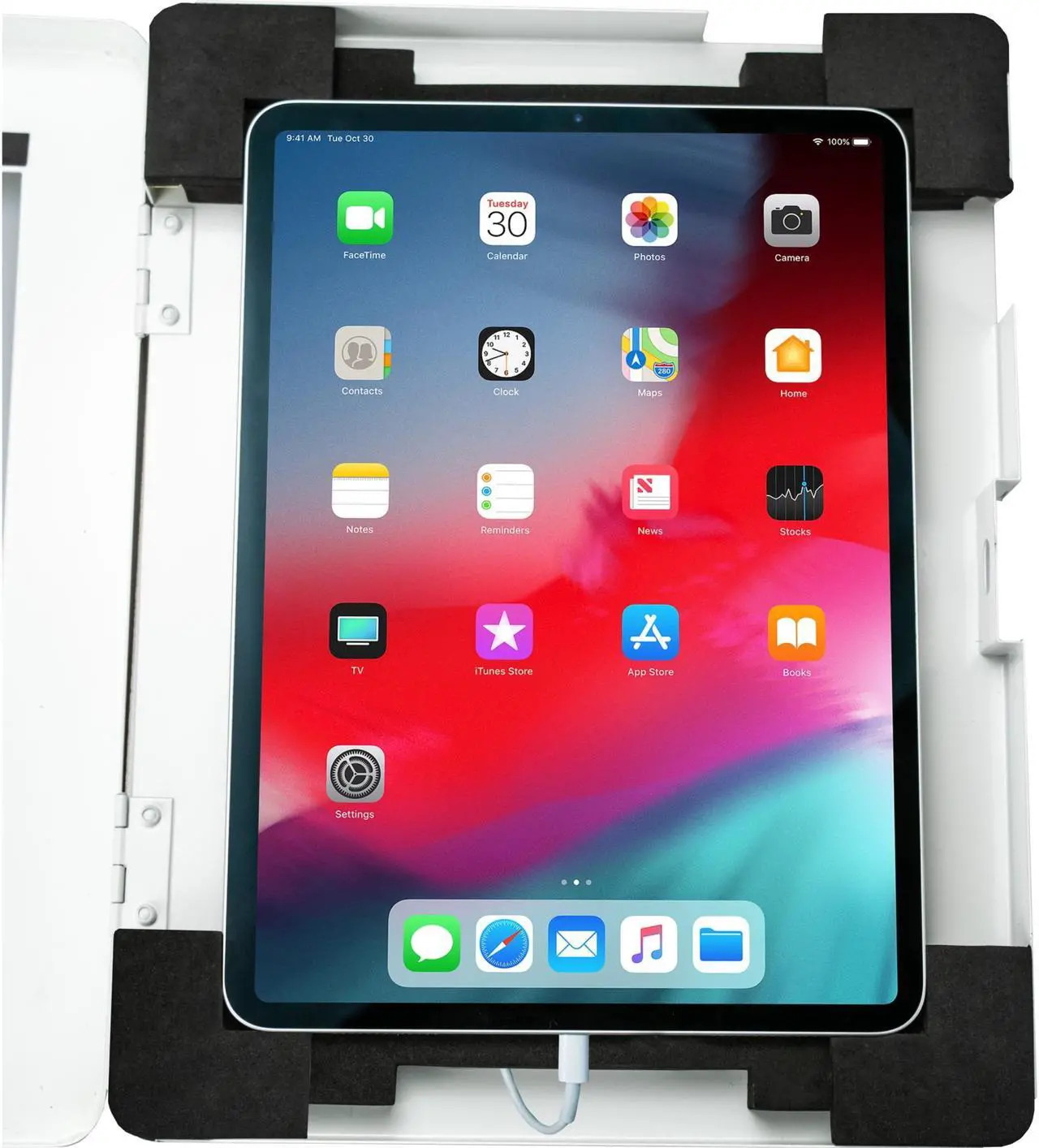 Alt view image 6 of 18 - Cta Digital Wall Mount For Ipad Ipad Pro Ipad Air Tablet - White