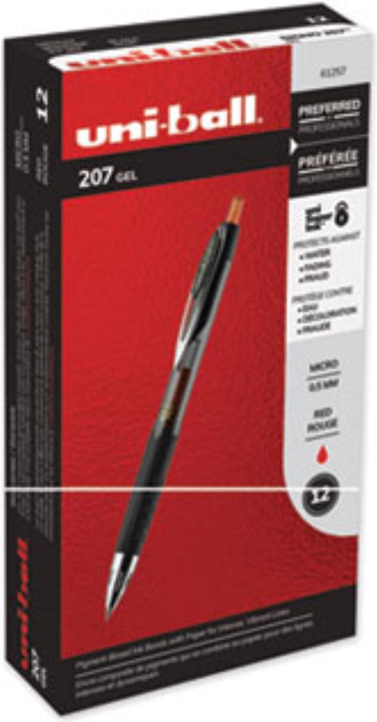 Alt view image 2 of 6 - uni-ball Signo 207 Retractable Gel Pen ,PEN,UNI-BALL 207 GEL,RD