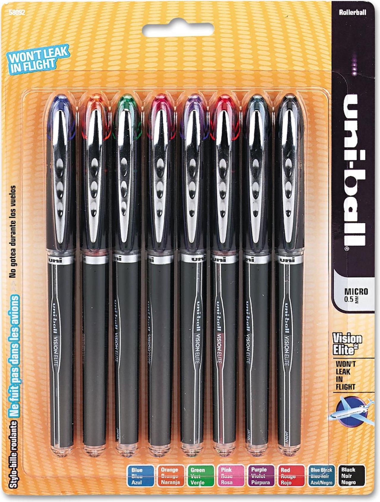 Main image of uni-ball VISION ELITE Stick Roller Ball Pen ,PEN,RBALL,MICRO, 8/ST,AST