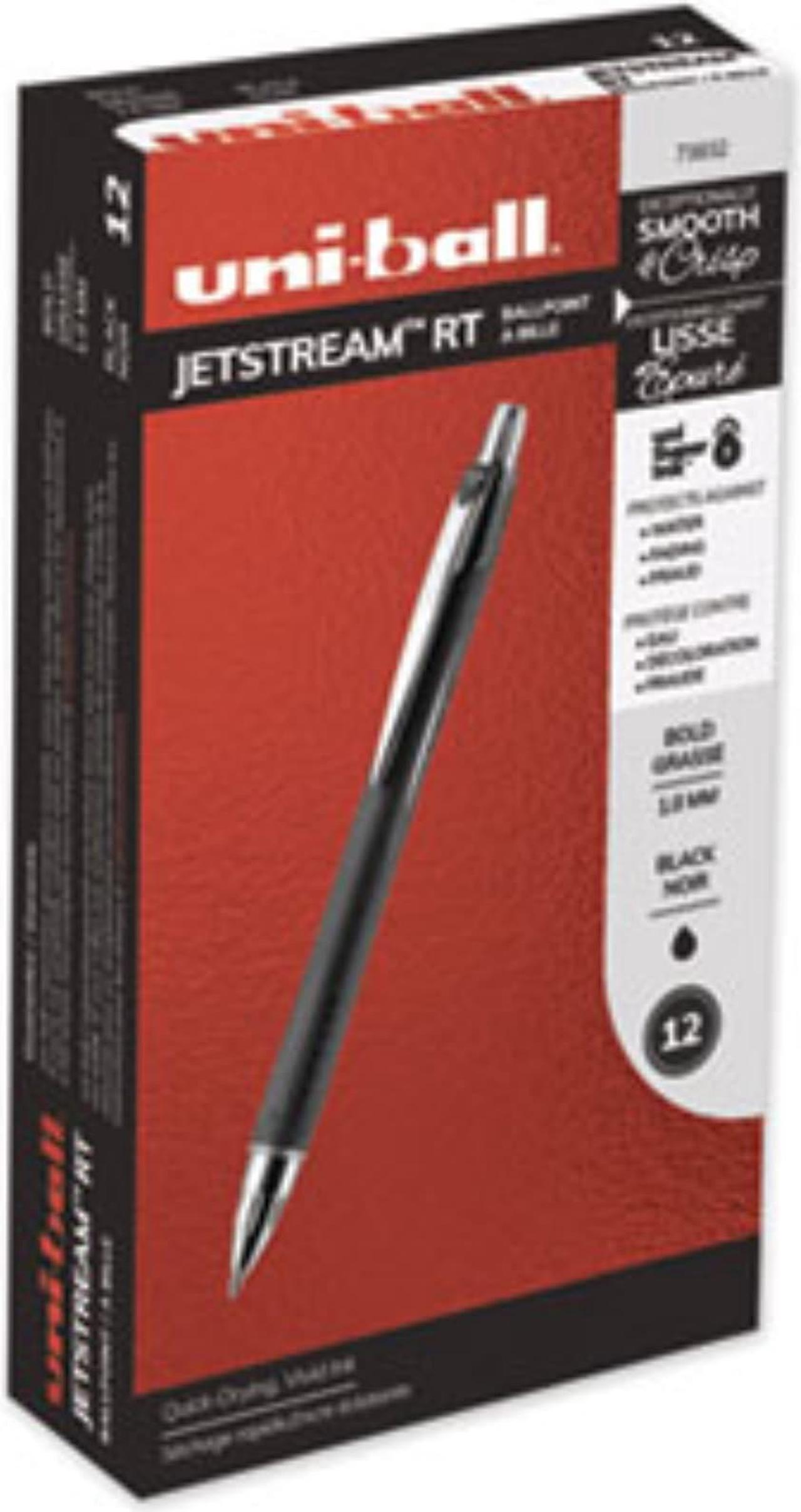 Alt view image 2 of 5 - uni-ball Jetstream Retractable Ballpoint Pen ,PEN,JETSTEAM RT, 1.0MM,BK