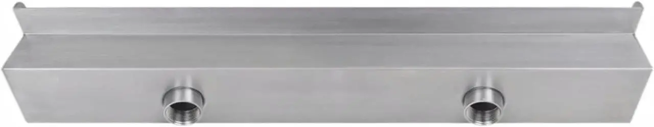 Alt view image 7 of 10 - vidaXL Pool Fountain Spillway Waterfall Fountain for Garden Pond Stainless Steel