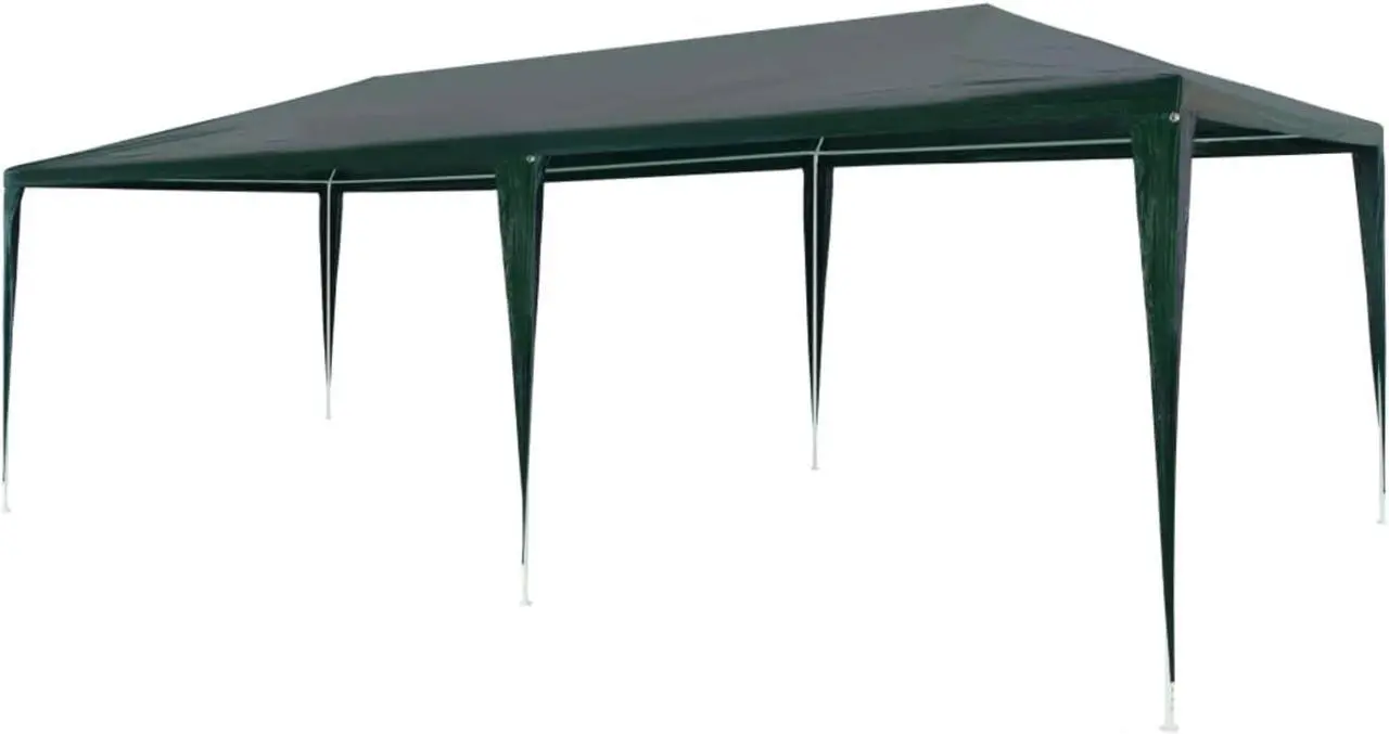 Alt view image 7 of 11 - vidaXL Party Tent Outdoor Canopy Tent Patio Gazebo Marquee Sunshade PE Green
