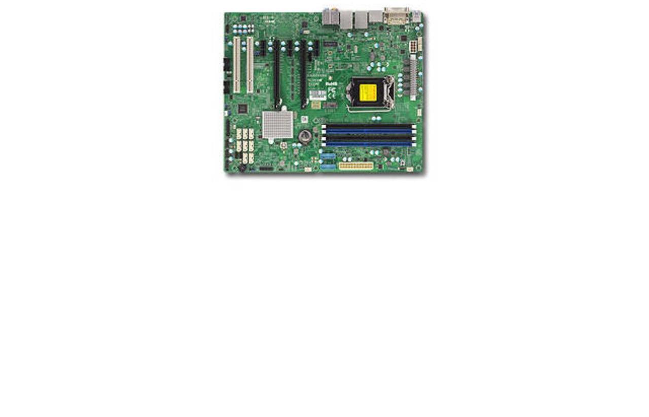 Alt view image 8 of 12 - Supermicro X11SAE Workstation Motherboard - Intel C236 Chipset - Socket H4 LGA-1151 - Bulk Pack - OEM