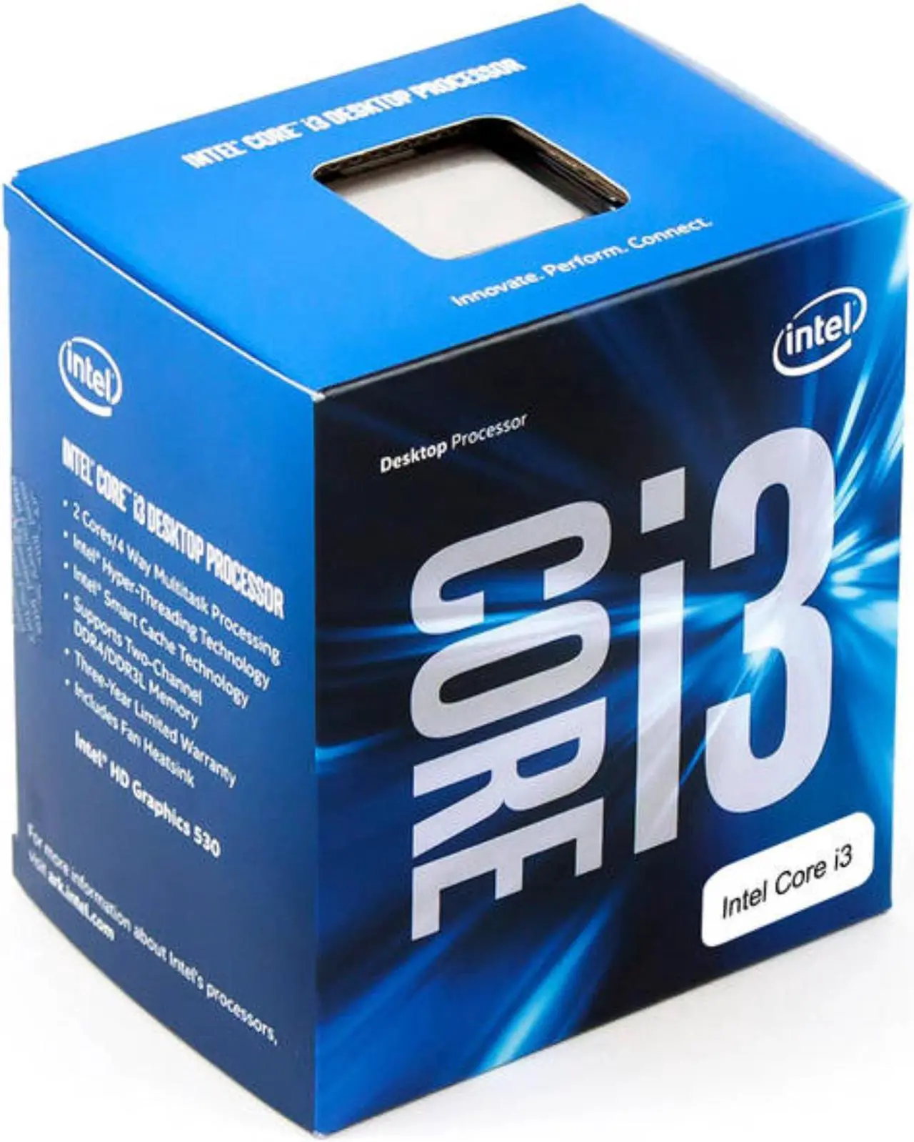 Alt view image 2 of 9 - Intel Core i3-7100 Kaby Lake Processor 3.9GHz 8.0GT/s 3MB LGA 1151 CPU,