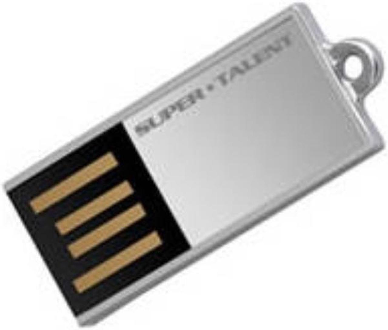 Alt view image 2 of 5 - Super Talent Pico-C 64GB USB 2.0 Flash Drive (Silver)