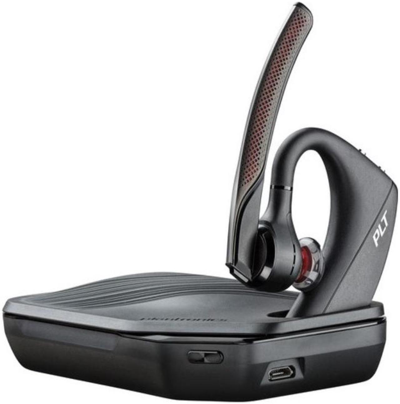 Alt view image 10 of 11 - Plantronics Voyager 5200 UC Earset - Wireless - Bluetooth - 98.4 ft6.80 kHz - Earbud, Over-the-ear - Monaural - In-ear - Noise Reduction, Echo Cancelling Microphone - Noise Canceling