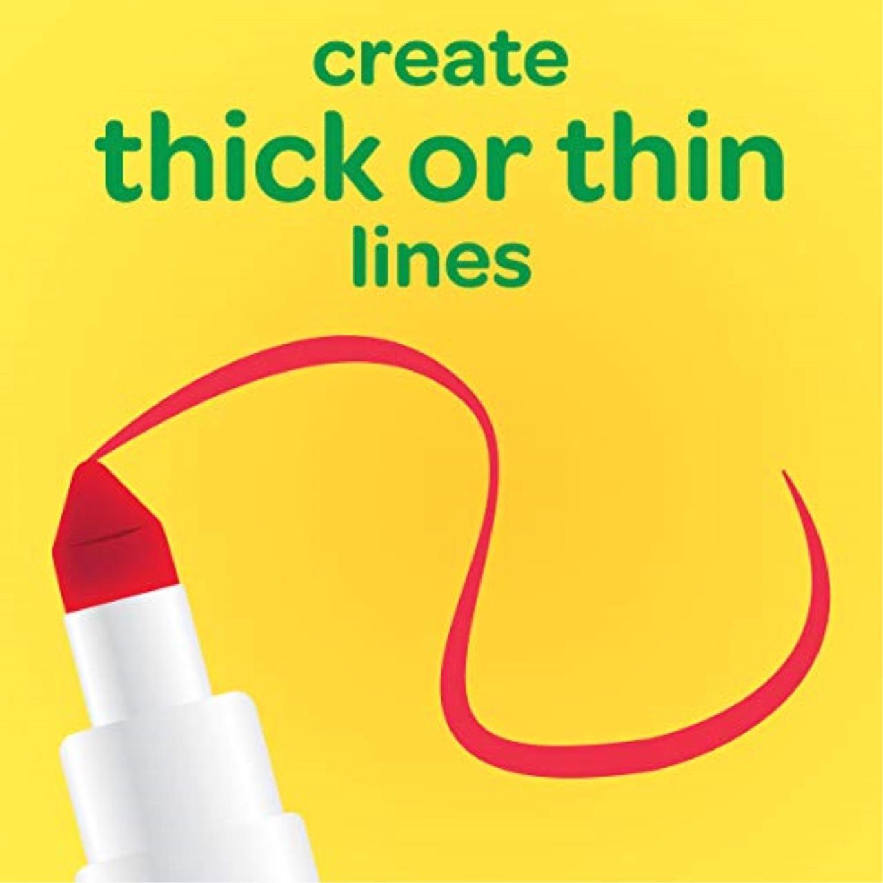 Alt view image 10 of 16 - Crayola Markers Super Tips Washable 100/ST Assorted 585100