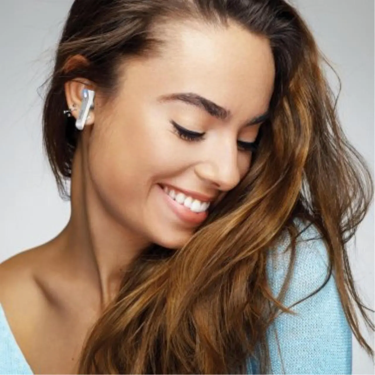 Alt view image 8 of 12 - Jelleez True Wireless Earbuds Bluetooth Connectivity Comfort Fit- White