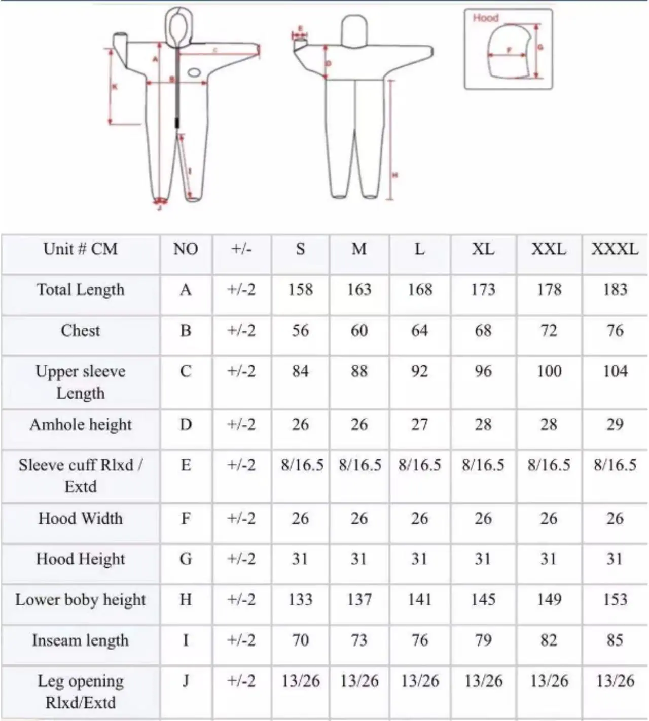 Alt view image 2 of 4 - Hygea Natural Disposable Coveralls Full Body Protective Clothing suit with hood Protect clothing during extermination, painting, cleaning, construction, spray foam insulation (XXL)
