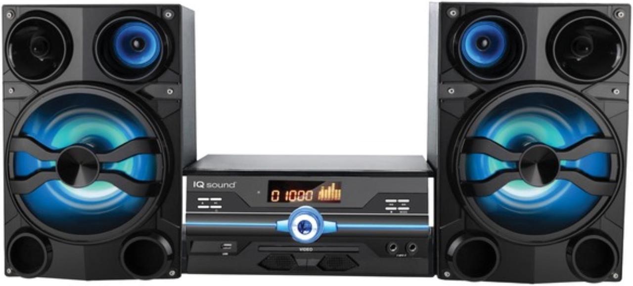 Alt view image 4 of 19 - Supersonic IQ Sound IQ-9000BT HiFi Multimedia Audio System with Bluetooth and AUX/USB/Mic Inputs