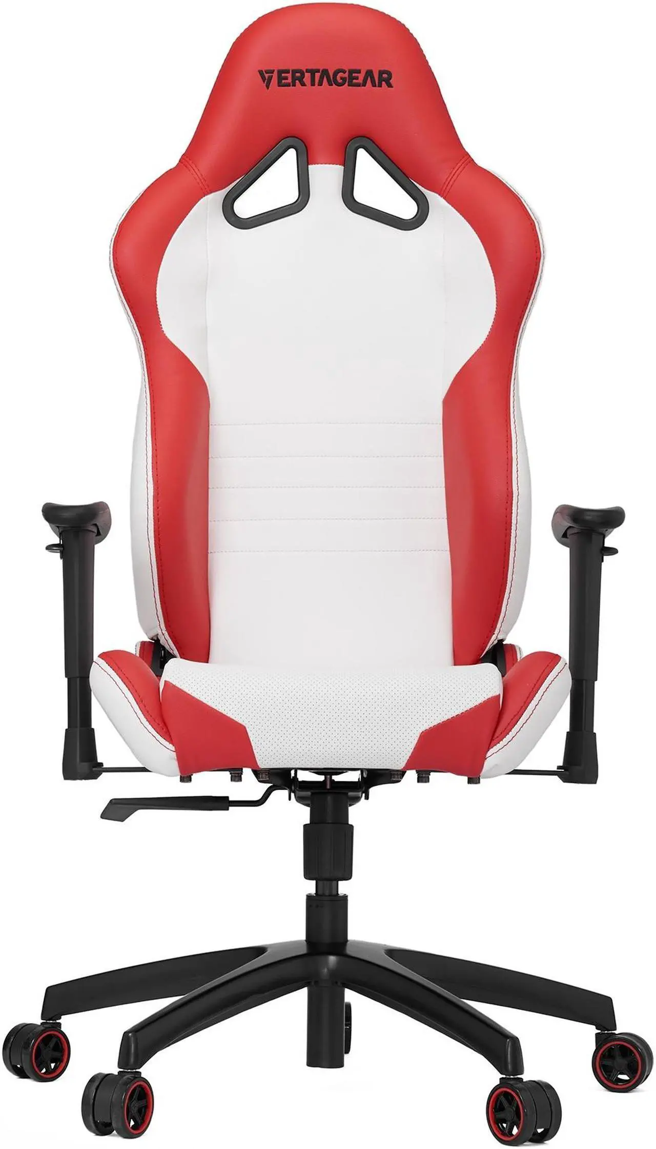 Alt view image 5 of 7 - Vertagear S-Line SL2000 Racing Series Gaming Office Chair White Edition- White/Red (Rev. 2)