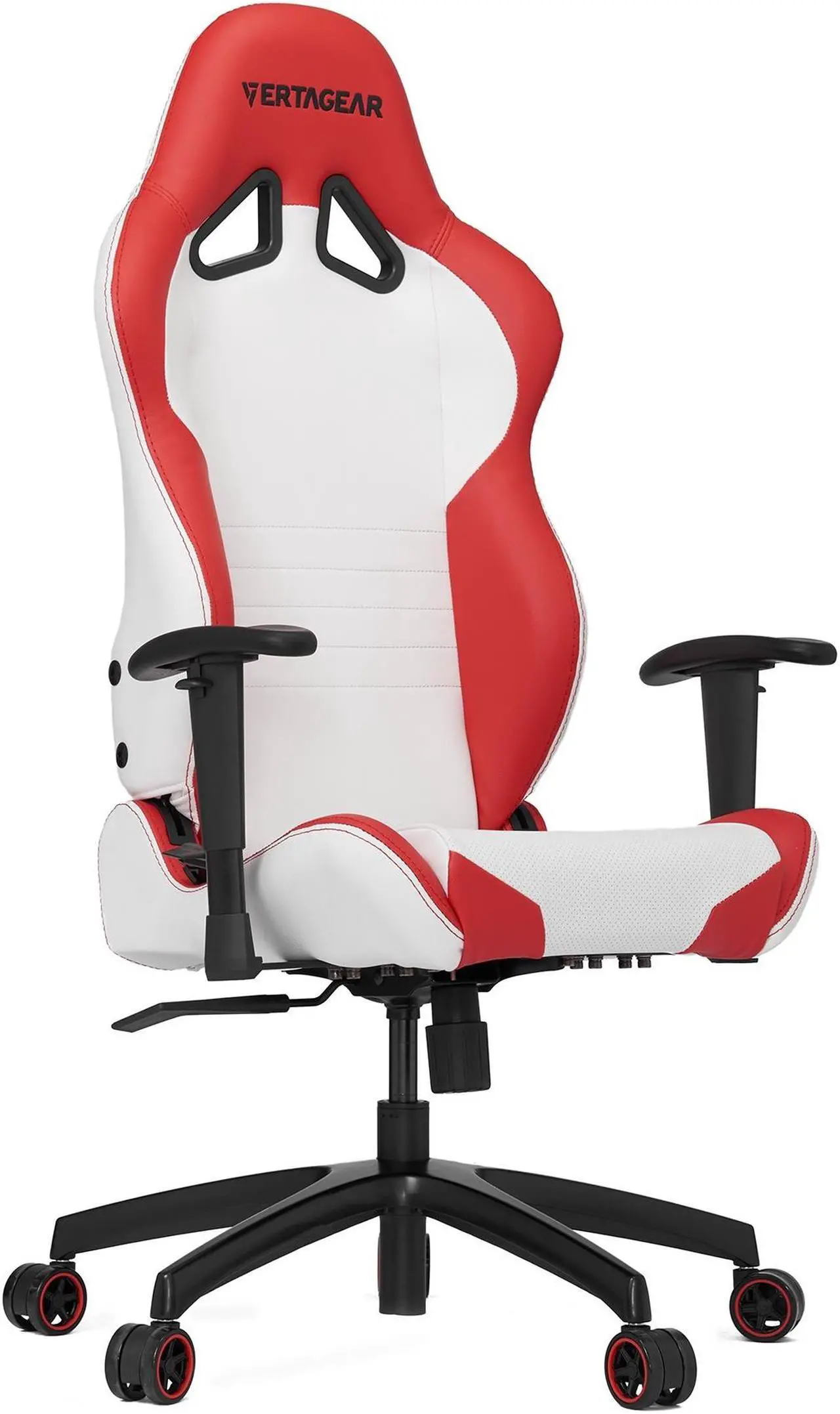 Alt view image 6 of 7 - Vertagear S-Line SL2000 Racing Series Gaming Office Chair White Edition- White/Red (Rev. 2)