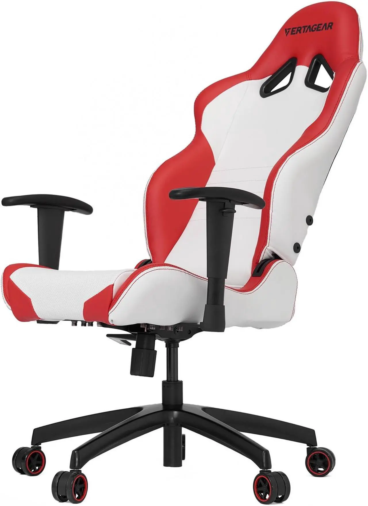 Alt view image 7 of 7 - Vertagear S-Line SL2000 Racing Series Gaming Office Chair White Edition- White/Red (Rev. 2)
