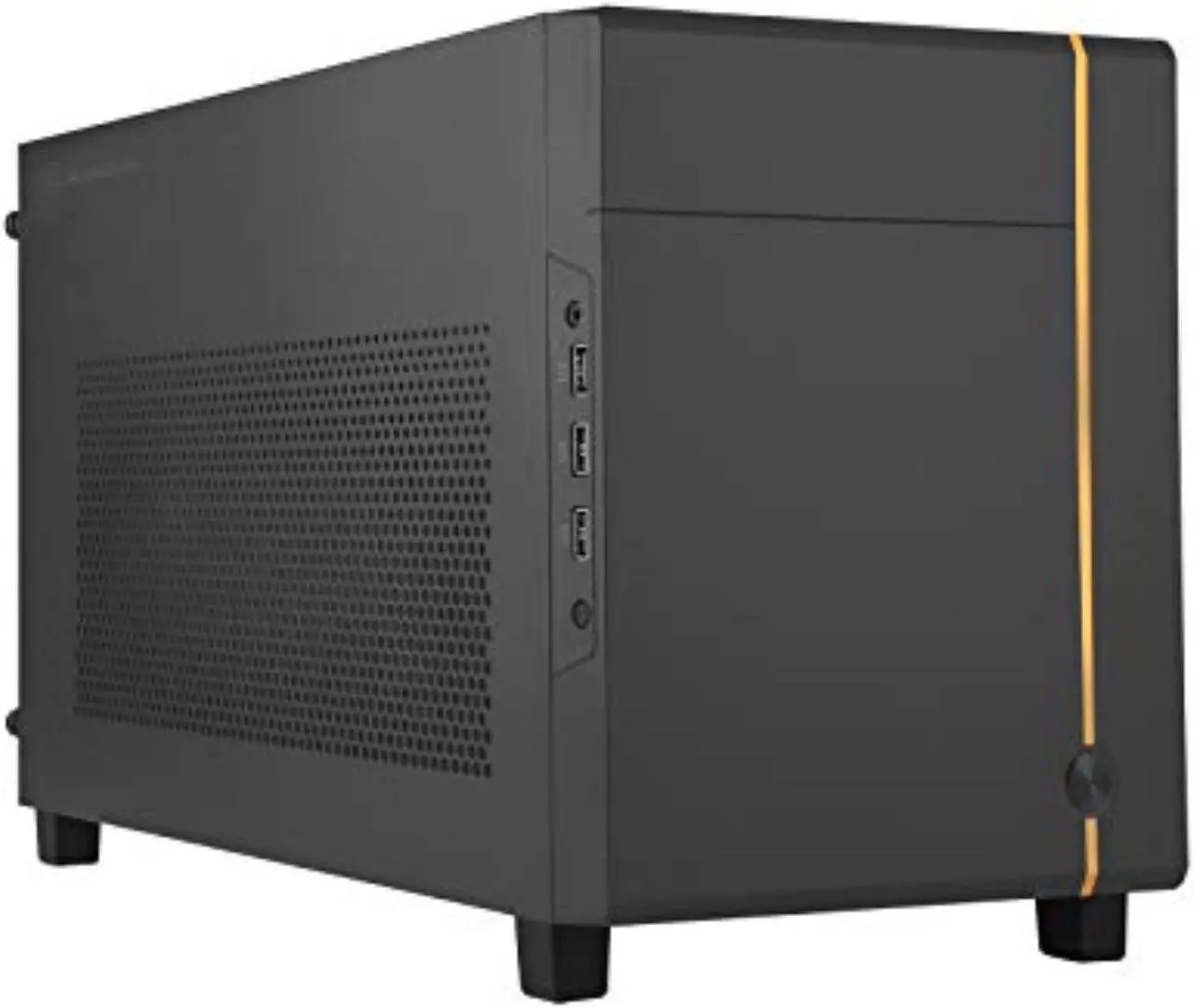 Main image of SG14B,Black,Small form factor chassis ,Plast front Panel,Steel body,  (15.25" or 13.5")+ 13.5,32.5"drive bay, support mini-ITX/Mini DTX motherboard , 2USB 3.0 Type A, 1USB2.0,support ATX PSU