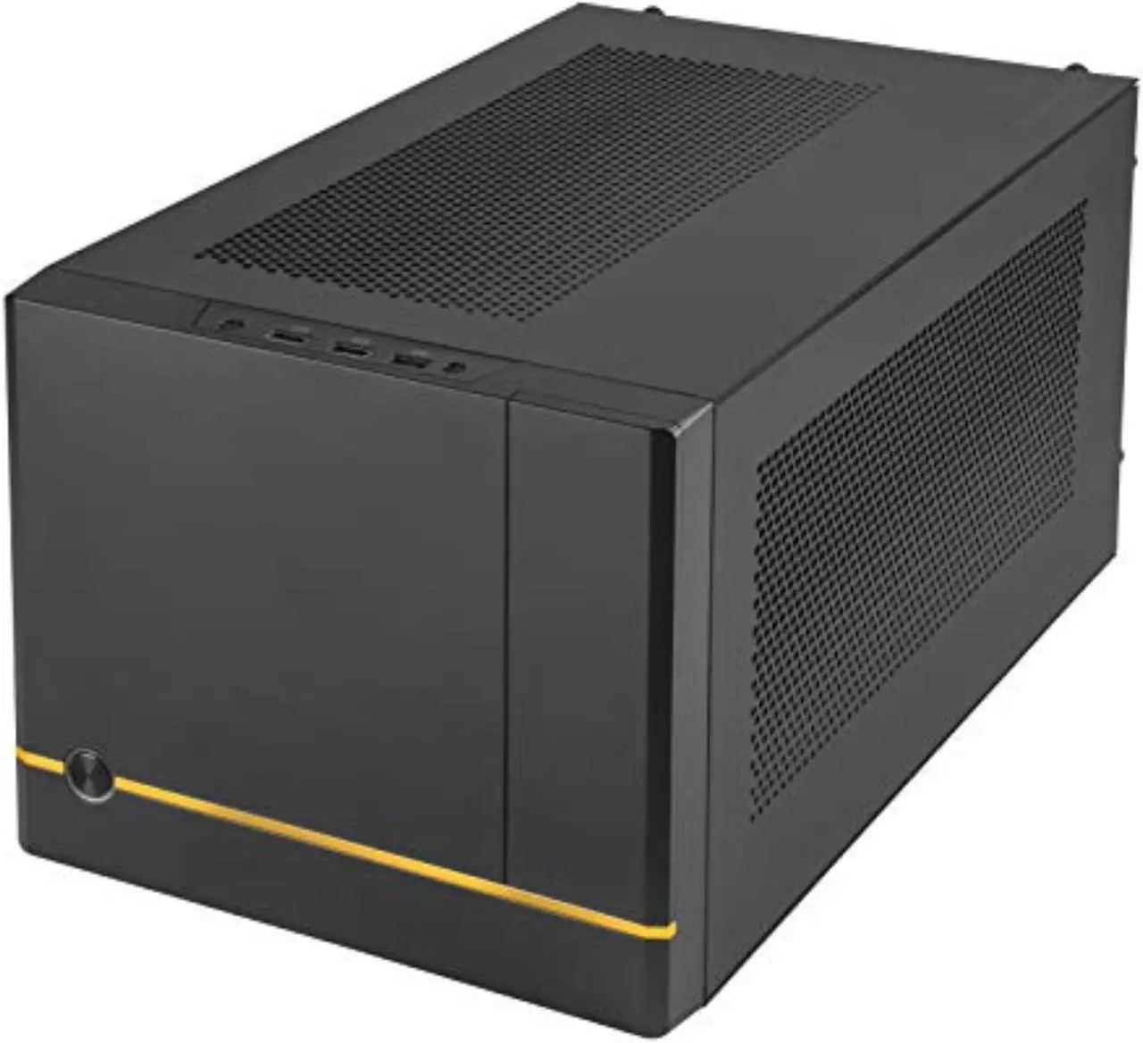 Alt view image 4 of 6 - SG14B,Black,Small form factor chassis ,Plast front Panel,Steel body,  (15.25" or 13.5")+ 13.5,32.5"drive bay, support mini-ITX/Mini DTX motherboard , 2USB 3.0 Type A, 1USB2.0,support ATX PSU