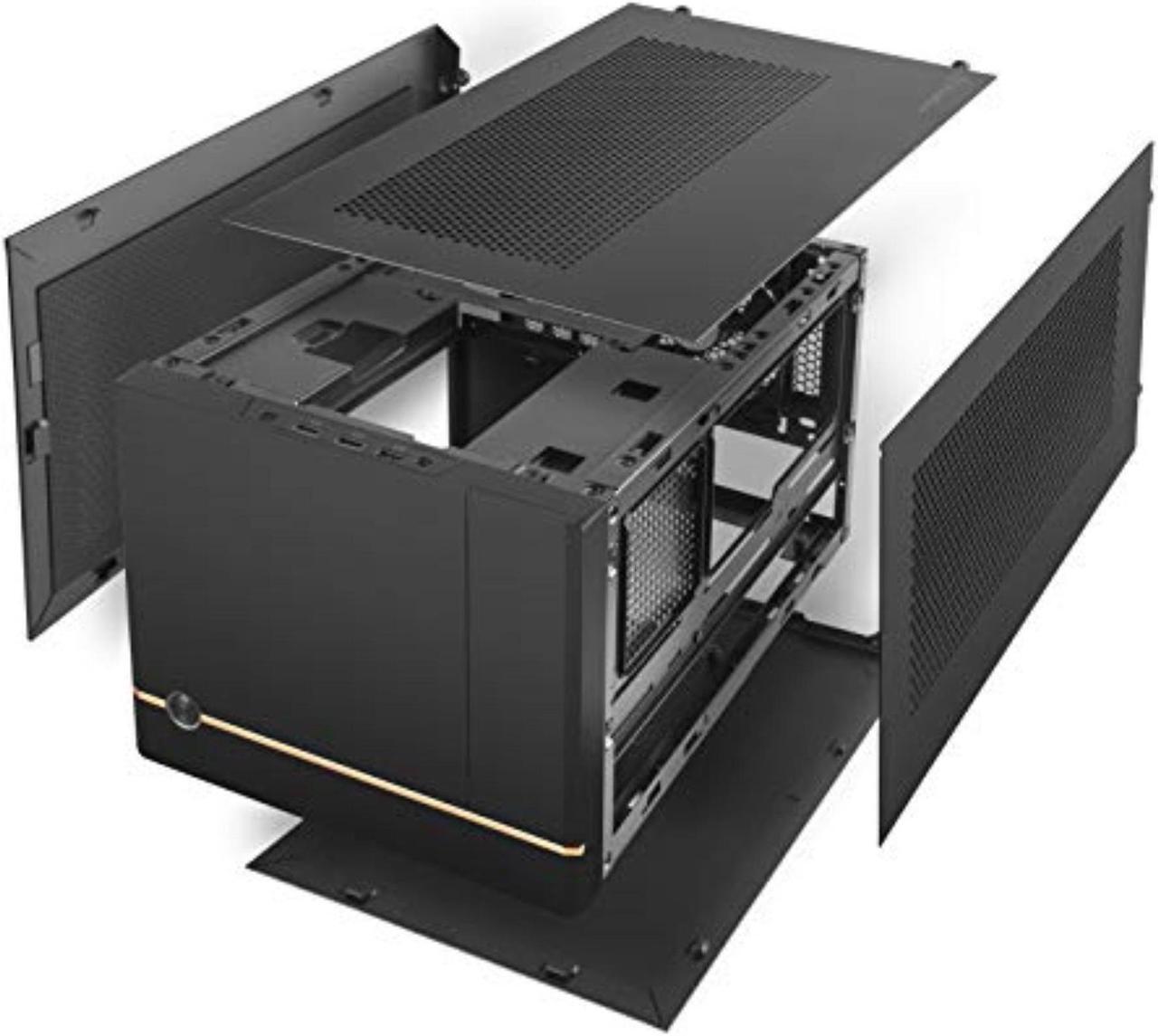 Alt view image 5 of 6 - SG14B,Black,Small form factor chassis ,Plast front Panel,Steel body,  (15.25" or 13.5")+ 13.5,32.5"drive bay, support mini-ITX/Mini DTX motherboard , 2USB 3.0 Type A, 1USB2.0,support ATX PSU