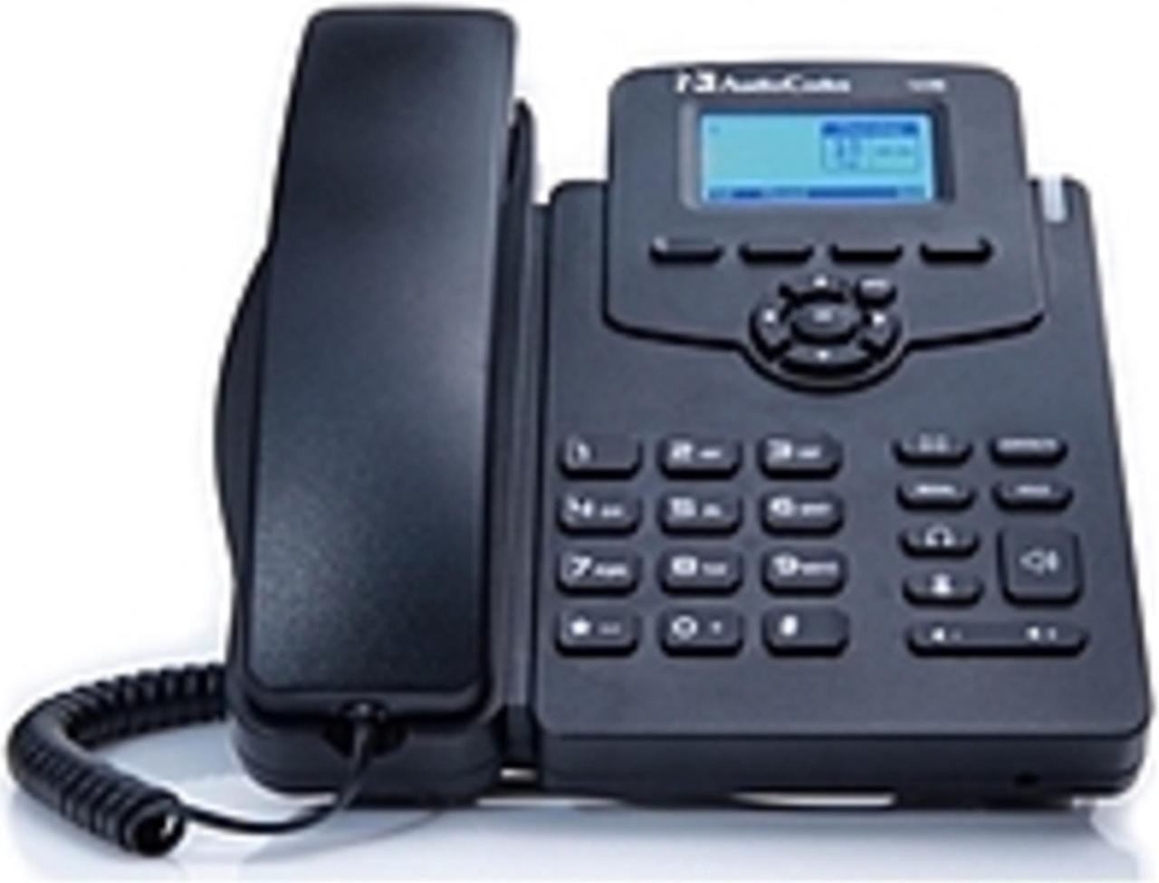 Alt view image 3 of 5 - AudioCodes 405HD IP Phone - Corded - Corded - Black - VoIP - Speakerphone - 2 x Network (RJ-45) - PoE Ports - SIP Protocol(s)