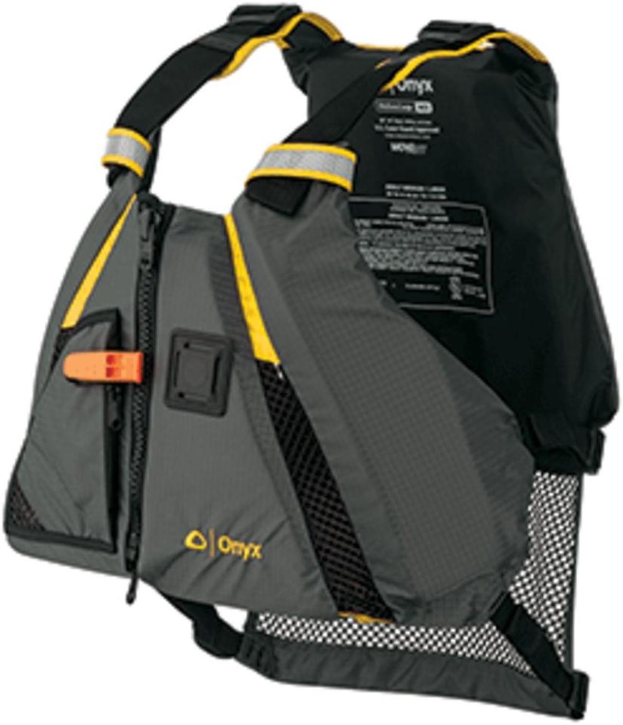 Alt view image 5 of 9 - Onyx Movement Dynamic Paddle Sports Vest - Extra Small and Small Movement Dynamic Paddle Sports Vest - Yellowith Grey - Extra Small and Small