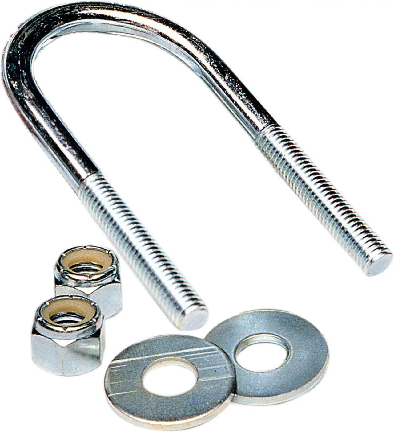 Main image of Tie Down Engineering 86830 U-Bolt Square Pair Zinc Plated 3/8-16" x 3-1/8" x 4 x 1-3/4"