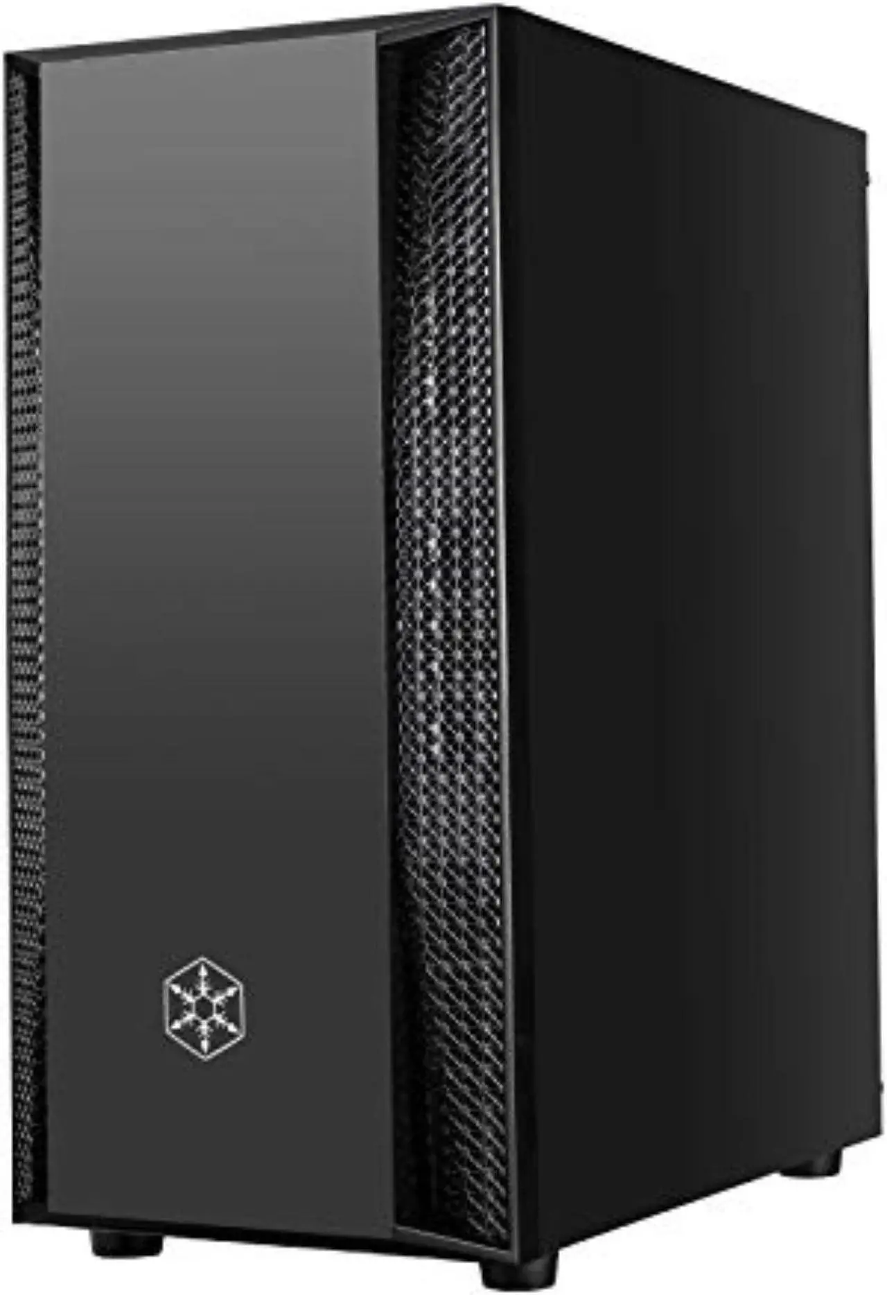 Alt view image 3 of 6 - ATX Case/120mm Black Fan x1 included/U3x2,U2x1,CTIA Audio x1/3.5"x1 + 2.5"x6/Aggressive Design /TG Side Panel /Black Steel Body and ABS Bazel