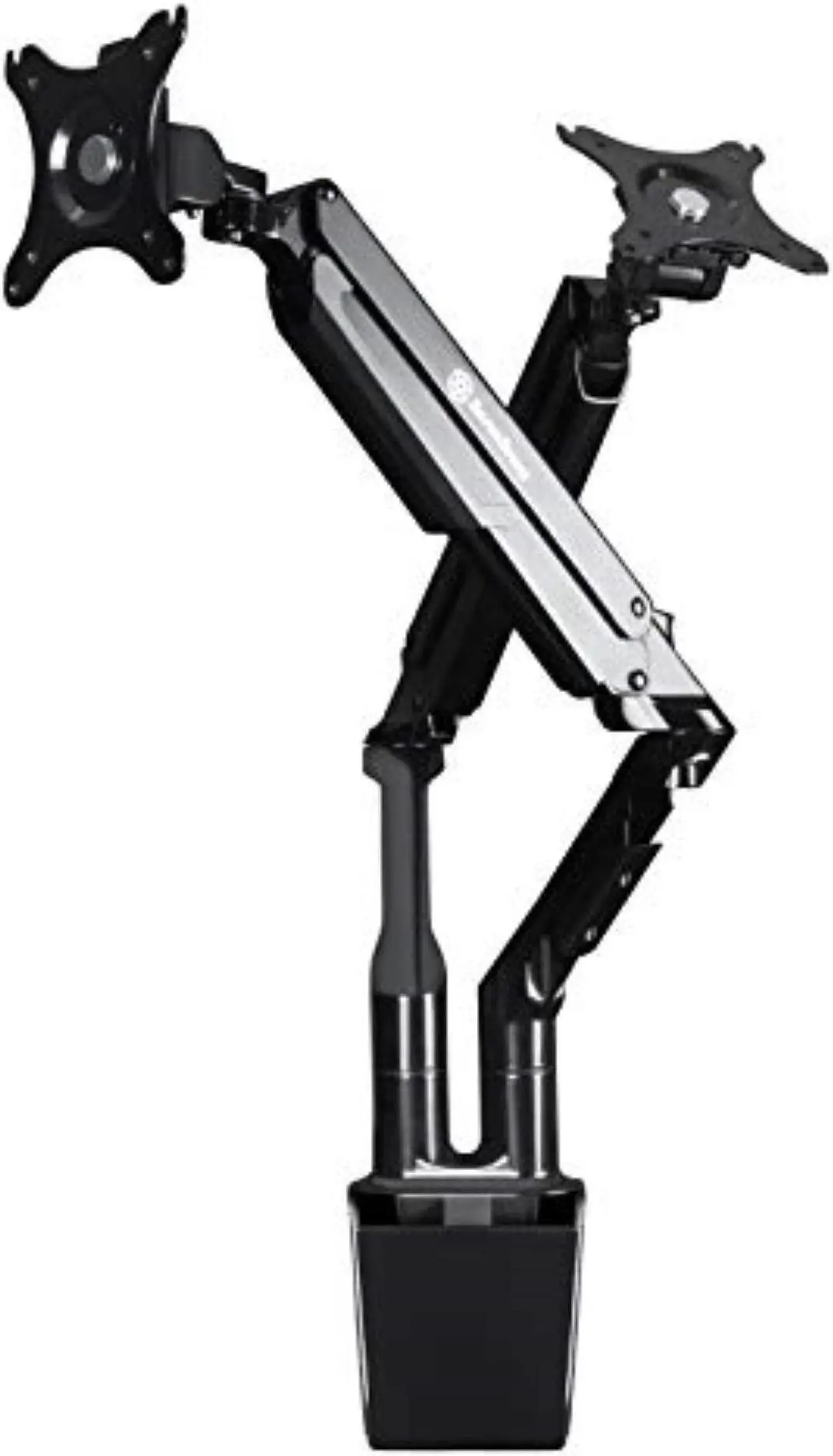 Main image of Gas Spring Swing Dual Monitor Mount,support up to 32 monitor and 9KG(19.8lbs), Meet VESA Mounting Interface Standard