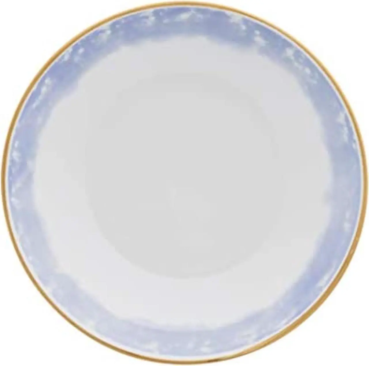 Alt view image 4 of 11 - Oxford Coup 6 Large Dinner 8.46" Soup Bowls in Blue and Yellow