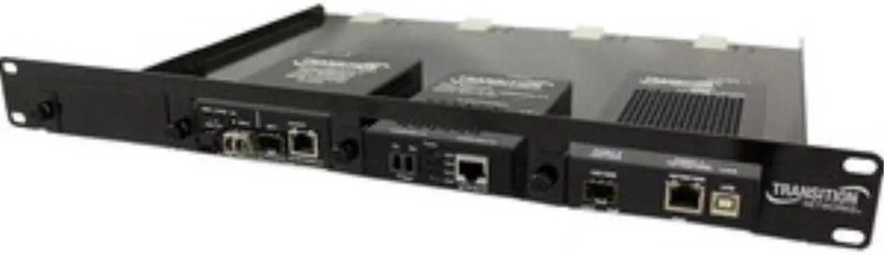 Alt view image 2 of 7 - Transition Networks 4-Slot Media Converter Shelf