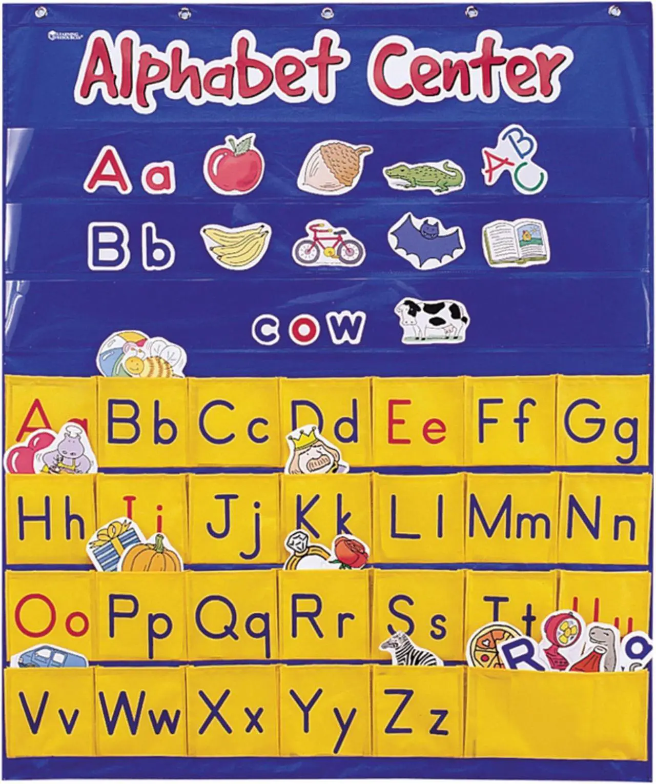 Alt view image 15 of 17 - LEARNING RESOURCES LER2246 ALPHABET INTERACTIVE POCKET CHART