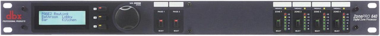 Alt view image 6 of 10 - dbx ZonePro 640 Digital Zone Processor