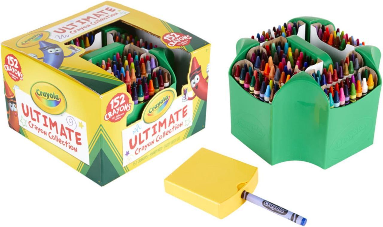 Alt view image 4 of 4 - Crayola Ultimate Crayon Case, Sharpener Caddy, 152 Colors 520030