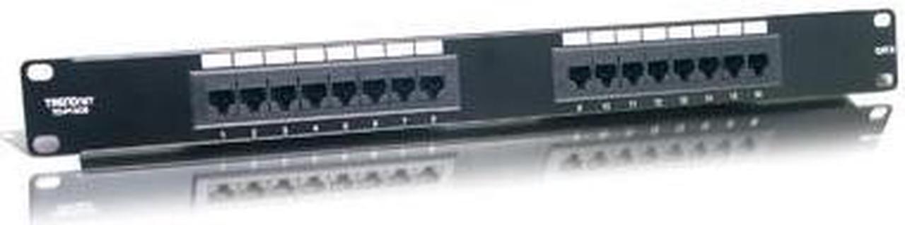 Alt view image 16 of 18 - TRENDnet TC-P16C6 16-Port Cat.6 Patch Panel